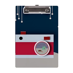 Camera Vector Illustration A5 Acrylic Clipboard