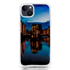 Hamburg City Blue Hour Night Iphone 14 Plus Tpu Uv Print Case by Amaryn4rt