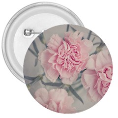 Cloves Flowers Pink Carnation Pink 3  Buttons by Amaryn4rt