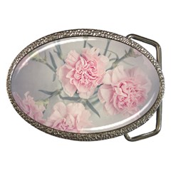 Cloves Flowers Pink Carnation Pink Belt Buckles by Amaryn4rt