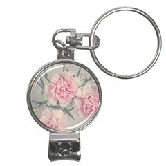 Cloves Flowers Pink Carnation Pink Nail Clippers Key Chain by Amaryn4rt