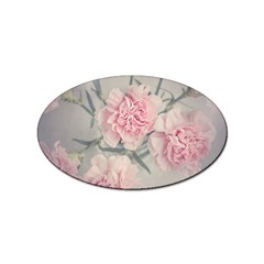 Cloves Flowers Pink Carnation Pink Sticker Oval (10 Pack) by Amaryn4rt