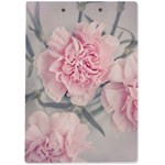 Cloves Flowers Pink Carnation Pink A4 Acrylic Clipboard Back