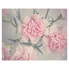 Cloves Flowers Pink Carnation Pink Premium Plush Fleece Blanket (medium) by Amaryn4rt