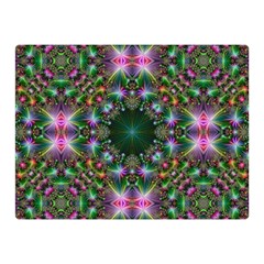 Digital Kaleidoscope Two Sides Premium Plush Fleece Blanket (mini) by Amaryn4rt