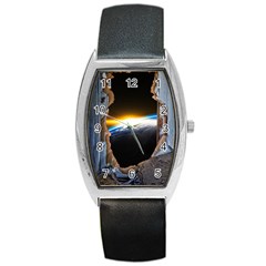 Door Breakthrough Door Sunburst Barrel Style Metal Watch by Amaryn4rt