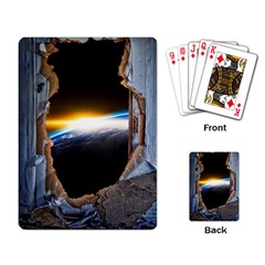 Door Breakthrough Door Sunburst Playing Cards Single Design (rectangle) by Amaryn4rt