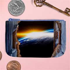 Door Breakthrough Door Sunburst Large Coin Purse by Amaryn4rt