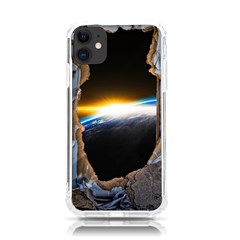 Door Breakthrough Door Sunburst Iphone 11 Tpu Uv Print Case by Amaryn4rt