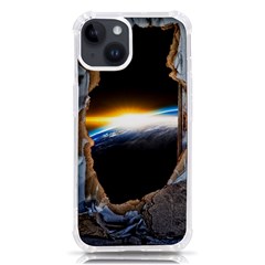 Door Breakthrough Door Sunburst Iphone 14 Tpu Uv Print Case by Amaryn4rt