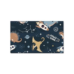 Space Theme Art Pattern Design Wallpaper Sticker (rectangular) by Proyonanggan