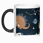 Space Theme Art Pattern Design Wallpaper Morph Mug Left