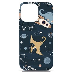 Space Theme Art Pattern Design Wallpaper Iphone 14 Pro Max Black Uv Print Case by Proyonanggan