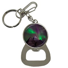 Fantasy Pyramid Mystic Space Aurora Bottle Opener Key Chain by Grandong