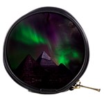 Fantasy Pyramid Mystic Space Aurora Mini Makeup Bag Front