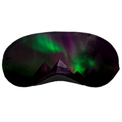 Fantasy Pyramid Mystic Space Aurora Sleep Mask by Grandong