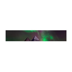 Fantasy Pyramid Mystic Space Aurora Premium Plush Fleece Scarf (mini) by Grandong