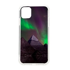 Fantasy Pyramid Mystic Space Aurora Iphone 11 Tpu Uv Print Case by Grandong