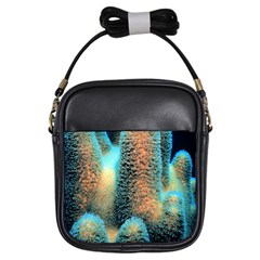 Photo Coral Great Scleractinia Girls Sling Bag by Pakjumat