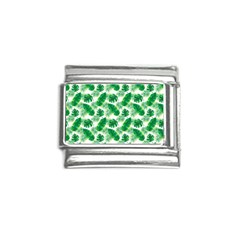 Tropical Leaf Pattern Italian Charm (9mm) by Dutashop