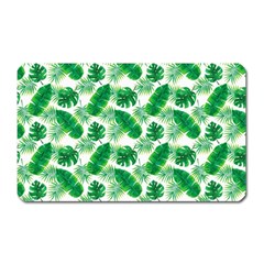 Tropical Leaf Pattern Magnet (rectangular)