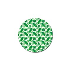 Tropical Leaf Pattern Golf Ball Marker (4 Pack) by Dutashop