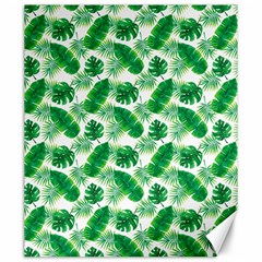 Tropical Leaf Pattern Canvas 20  X 24  by Dutashop