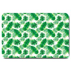 Tropical Leaf Pattern Large Doormat by Dutashop