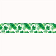 Tropical Leaf Pattern Small Bar Mat by Dutashop