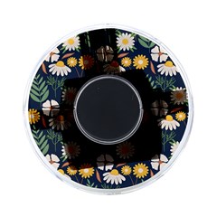 Flower Grey Pattern Floral On-the-go Memory Card Reader by Dutashop