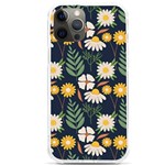 Flower Grey Pattern Floral iPhone 12 Pro max TPU UV Print Case Front