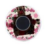 Floral Vintage Flowers On-the-Go Memory Card Reader Front