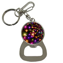 Star Colorful Christmas Abstract Bottle Opener Key Chain