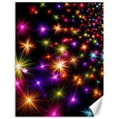 Star Colorful Christmas Abstract Canvas 12  X 16  by Dutashop