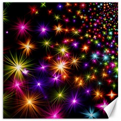 Star Colorful Christmas Abstract Canvas 20  X 20  by Dutashop