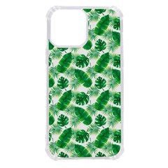 Tropical Leaf Pattern Iphone 13 Pro Max Tpu Uv Print Case by Dutashop