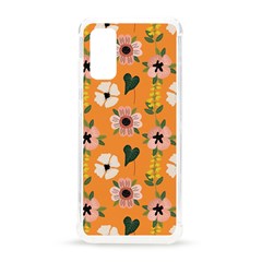 Flower Orange Pattern Floral Samsung Galaxy S20 6 2 Inch Tpu Uv Case by Dutashop