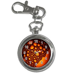 Bubbles Abstract Art Gold Golden Key Chain Watches by Dutashop