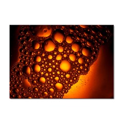 Bubbles Abstract Art Gold Golden Sticker A4 (100 Pack) by Dutashop