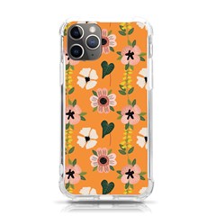 Flower Orange Pattern Floral Iphone 11 Pro 5 8 Inch Tpu Uv Print Case