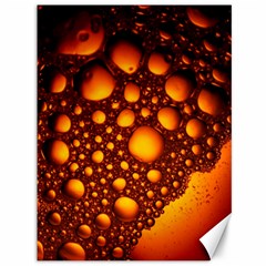 Bubbles Abstract Art Gold Golden Canvas 36  X 48  by Dutashop