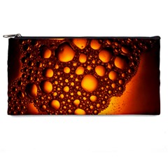 Bubbles Abstract Art Gold Golden Pencil Case