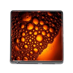 Bubbles Abstract Art Gold Golden Memory Card Reader (square 5 Slot) by Dutashop