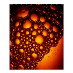 Bubbles Abstract Art Gold Golden Shower Curtain 60  X 72  (medium)  by Dutashop