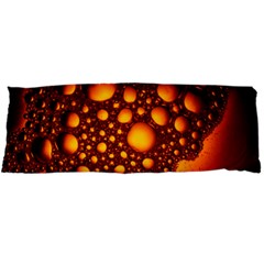 Bubbles Abstract Art Gold Golden Body Pillow Case Dakimakura (two Sides) by Dutashop