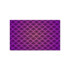 Pattern Texture Geometric Patterns Purple Sticker (rectangular)