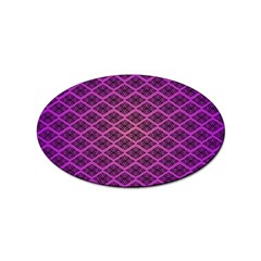 Pattern Texture Geometric Patterns Purple Sticker Oval (10 Pack)