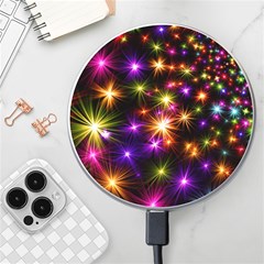 Star Colorful Christmas Abstract Wireless Fast Charger(white)