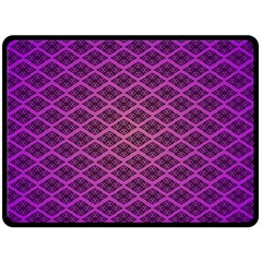 Pattern Texture Geometric Patterns Purple Two Sides Fleece Blanket (large)