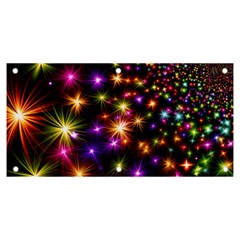 Star Colorful Christmas Abstract Banner And Sign 6  X 3 